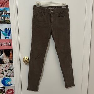 Light brown skinny jeans